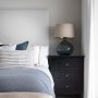 New build beach house, Abersoch, Wales | Bedroom in modern beach house | Interior Designers